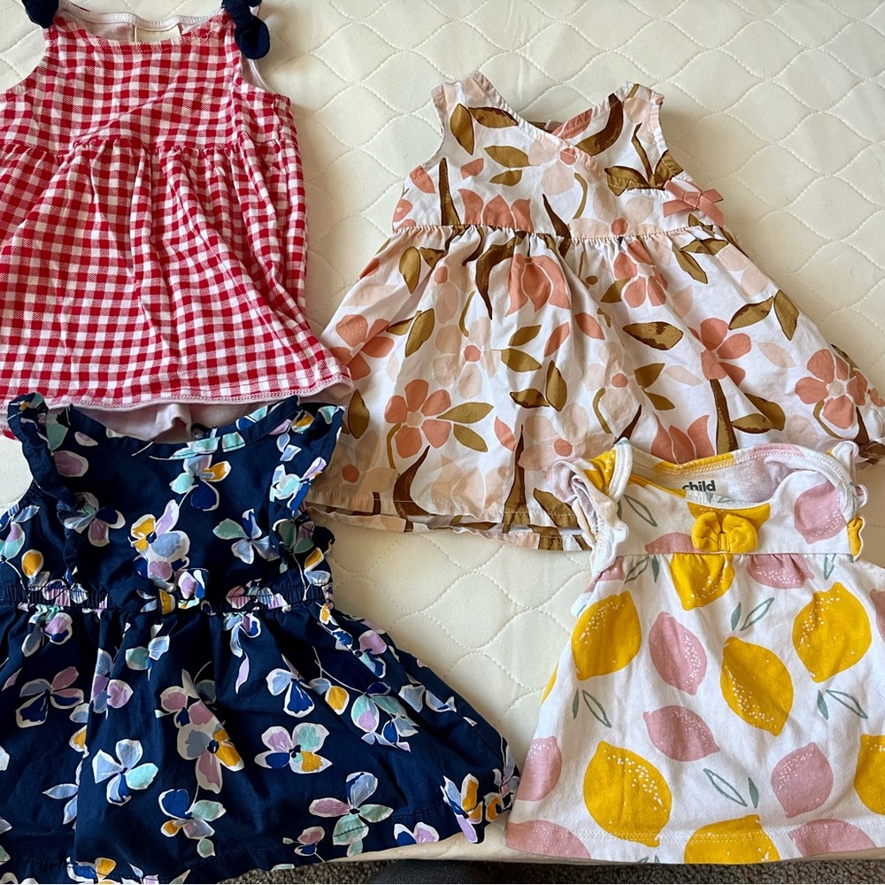 Bundle of 4 Baby Girl See Description